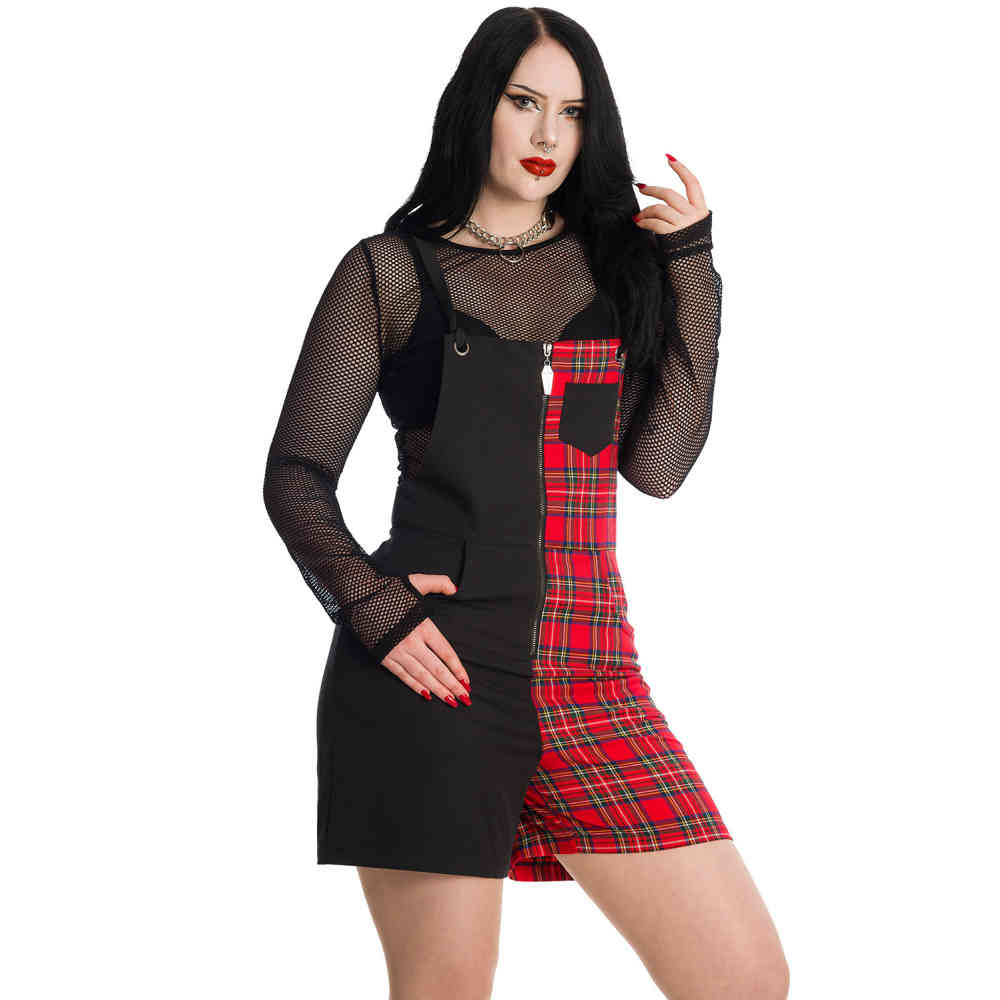 Banned - KRAMPUS Playsuit - Red